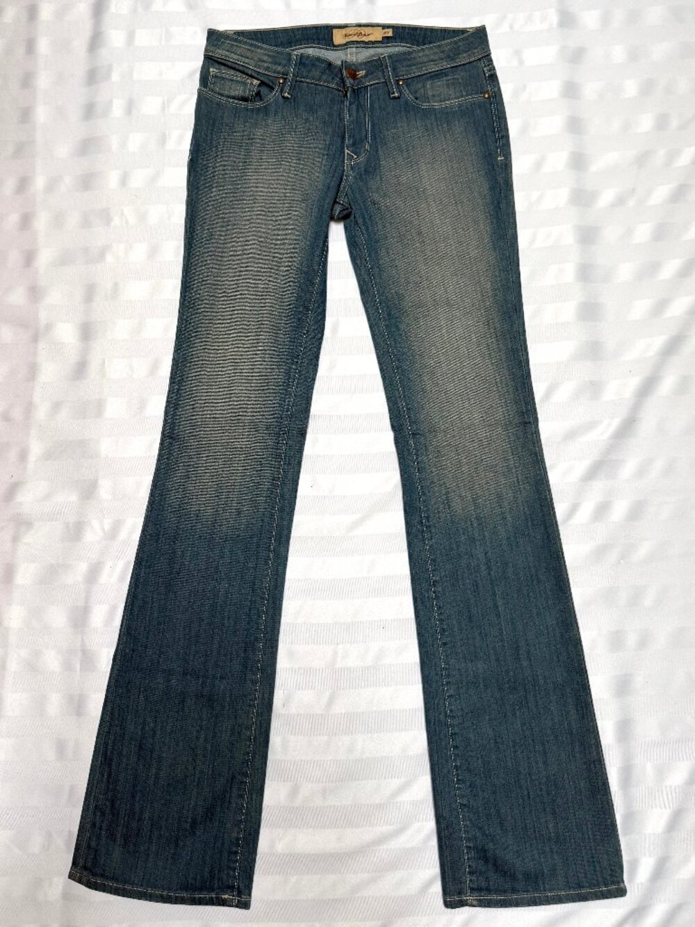 Raven Denim Sadie Bootcut Jeans Size 27 Low-Rise Ramone Wash NWOT Made in USA